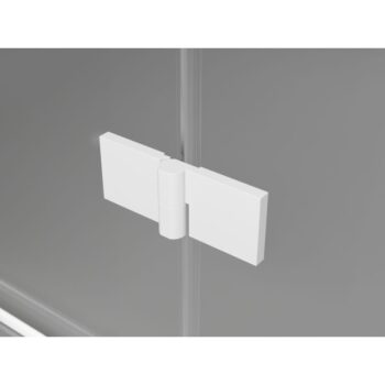 MEXEN/S - Lunar-F Duo sprchovací kút skladacie dvere 90 x 85, transparent, biela 836-090L-085P-20-00