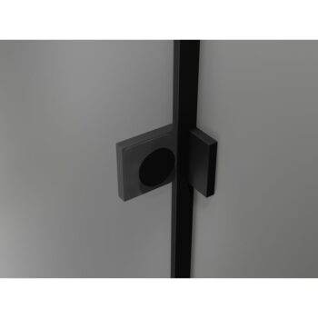 MEXEN/S - Lunar-F L sprchový kút skladacie dvere ľavá 90 x 70, transparent, čierna 836L-090-070-70-00-L