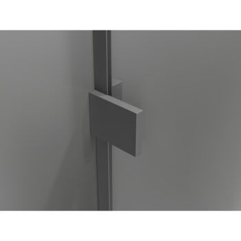 MEXEN/S - Lunar-F L sprchový kút skladacie dvere ľavá 95 x 70, transparent, grafit metal 836L-095-070-95-00-L
