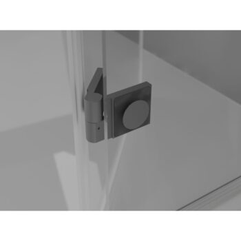 MEXEN/S - Lunar-F skladacie sprchové dvere pravé 85, transparent, grafit metal 836-085-000-95-00-P