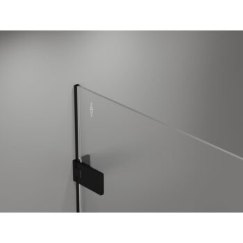 MEXEN/S - Lunar-F skladacie sprchové dvere pravé 95, transparent, čierna 836-095-000-70-00-P