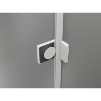 MEXEN/S - Lunar-F sprchovací kút skladacie dvere pravá 70 x 70, transparent, biela 836-070-070-20-00-P