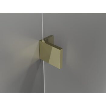 MEXEN/S - Lunar L Duo sprchovací kút dvere krídlové 115 x 85, transparent, zlato 834L-115L-085P-50-00