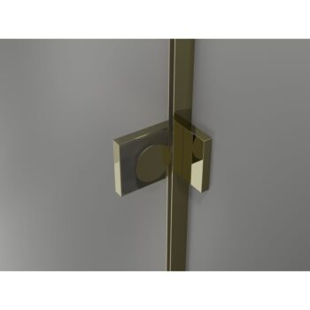 MEXEN/S - Lunar L Duo sprchovací kút dvere krídlové 115 x 85, transparent, zlato 834L-115L-085P-50-00