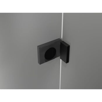 MEXEN/S - Lunar L Duo sprchovací kút dvere krídlové 75 x 70, transparent, čierna 834L-075L-070P-70-00