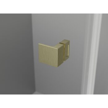 MEXEN/S - Lunar L Duo sprchový kút dvere krídlové 90 x 80, transparent, zlato kartáčovaná 834L-090L-080P-55-00
