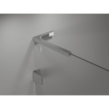MEXEN/S - Lunar L Sprchová zástena WALK-IN pravá 110 x 200, transparent 8 mm, chróm 830L-110-000-01-00-P