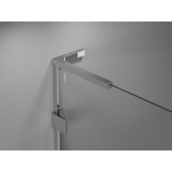 MEXEN/S - Lunar L Sprchová zástena WALK-IN pravá 110 x 200, transparent 8 mm, chróm 830L-110-000-01-00-P