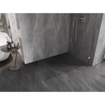 MEXEN/S - Lunar L Sprchová zástena WALK-IN pravá 120 x 200, transparent 8 mm, chróm 830L-120-000-01-00-P
