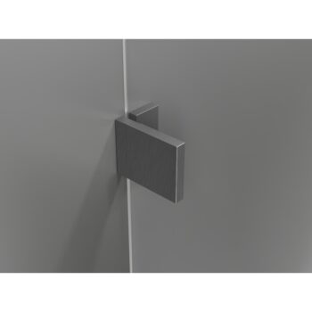 MEXEN/S - Lunar L Sprchová zástena WALK-IN pravá 120 x 200, transparent 8 mm, grafit kartáčovaná 830L-120-000-66-00-P