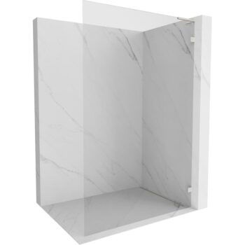 MEXEN/S - Lunar L Sprchová zástena WALK-IN pravá 60 x 200, transparent 8 mm, nikel kartáčovaný 830L-060-000-97-00-P