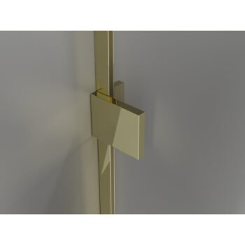 MEXEN/S - Lunar L Sprchová zástena WALK-IN pravá 60 x 200, transparent 8 mm, zlato 830L-060-000-50-00-P