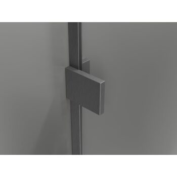 MEXEN/S - Lunar L Sprchová zástena WALK-IN pravá 70 x 200, transparent 8 mm, grafit kartáčovaná 830L-070-000-66-00-P