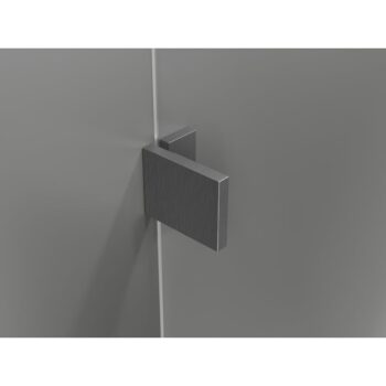 MEXEN/S - Lunar L Sprchová zástena WALK-IN pravá 70 x 200, transparent 8 mm, grafit kartáčovaná 830L-070-000-66-00-P