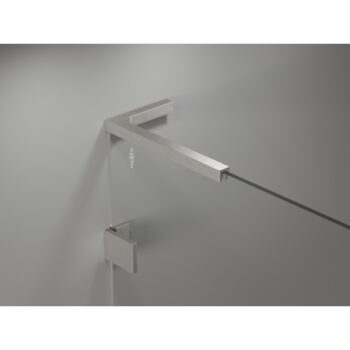 MEXEN/S - Lunar L Sprchová zástena WALK-IN pravá 70 x 200, transparent 8 mm, nikel kartáčovaný 830L-070-000-97-00-P