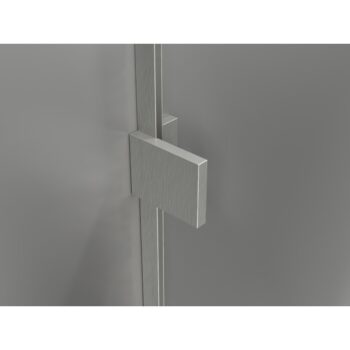 MEXEN/S - Lunar L Sprchová zástena WALK-IN pravá 70 x 200, transparent 8 mm, nikel kartáčovaný 830L-070-000-97-00-P