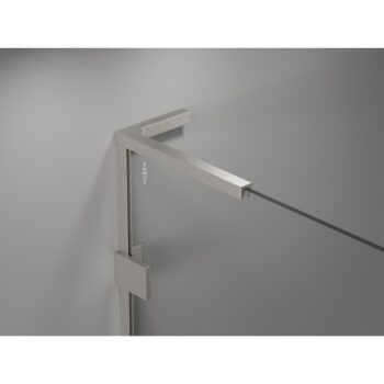 MEXEN/S - Lunar L Sprchová zástena WALK-IN pravá 70 x 200, transparent 8 mm, nikel kartáčovaný 830L-070-000-97-00-P