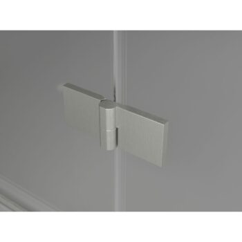 MEXEN/S - Lunar L sprchové dvere krídlové ľavé 90, transparent, nikel kartáčovaný 834L-090-000-97-00-L