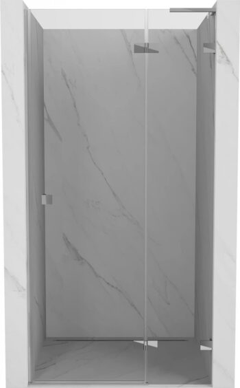 MEXEN/S - Lunar L sprchové dvere krídlové pravé 120, transparent, chróm 834L-120-000-01-00-P