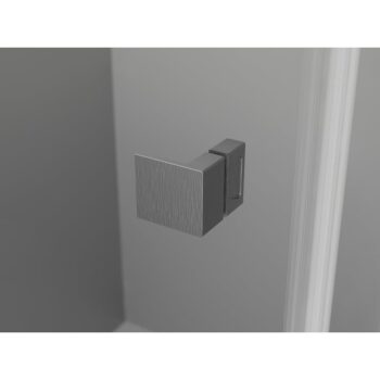 MEXEN/S - Lunar L sprchové dvere krídlové pravé 80, transparent, grafit kartáčovaná 834L-080-000-66-00-P