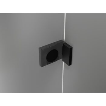 MEXEN/S - Lunar L sprchový kút dvere krídlové ľavá 90 x 70, transparent, čierna 834L-090-070-70-00-L