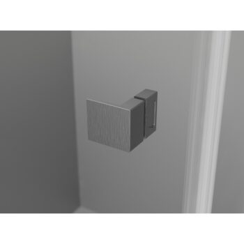 MEXEN/S - Lunar L sprchový kút päťboký krídlový ľavá 100x80, transparent, grafit kartáčovaná 831L-100L-080P-66-00-L