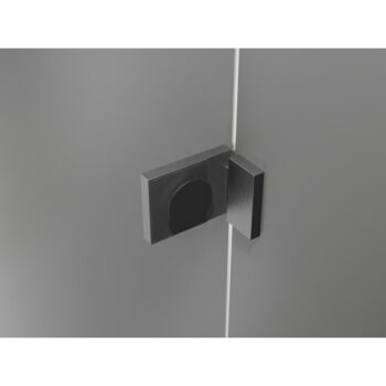 MEXEN/S - Lunar L sprchový kút štvrťkruh krídlový pravá 100 x 90, transparent, grafit kartáčovaná 833L-100P-090L-66-00