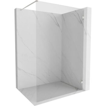 MEXEN/S - Lunar Sprchová zástena WALK-IN pravá 120 x 200, transparent 8 mm, nikel kartáčovaný 830-120-000-97-00-P