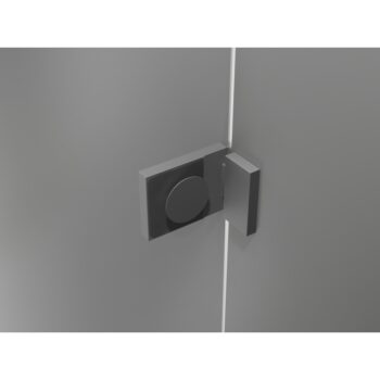 MEXEN/S - Lunar T sprchovací kút dvere krídlové ľavá 115 x 70, transparent, grafit metal 834T-115-070-95-00-L