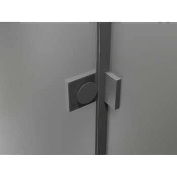MEXEN/S - Lunar T sprchovací kút dvere krídlové ľavá 125 x 110, transparent, grafit metal 834T-125-110-95-00-L