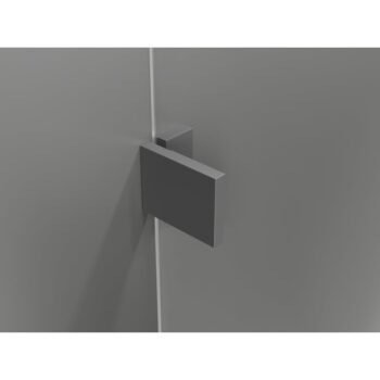 MEXEN/S - Lunar T sprchovací kút dvere krídlové ľavá 125 x 120, transparent, grafit metal 834T-125-120-95-00-L