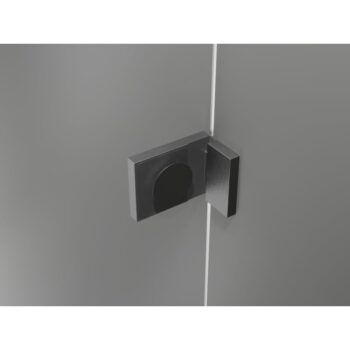 MEXEN/S - Lunar T sprchovací kút dvere krídlové ľavá 135 x 110, transparent, grafit kartáčovaná 834T-135-110-66-00-L