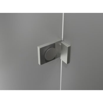 MEXEN/S - Lunar T sprchovací kút dvere krídlové ľavá 135 x 110, transparent, nikel kartáčovaný 834T-135-110-97-00-L