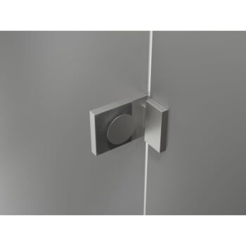 MEXEN/S - Lunar T sprchovací kút dvere krídlové ľavá 135 x 120, transparent, nikel kartáčovaný 834T-135-120-97-00-L