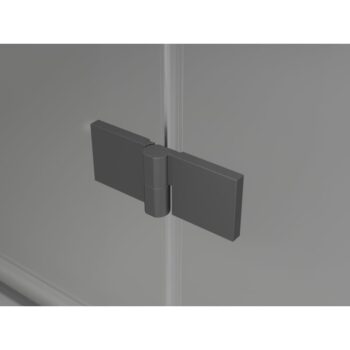MEXEN/S - Lunar T sprchovací kút dvere krídlové ľavá 135 x 70, transparent, grafit metal 834T-135-070-95-00-L