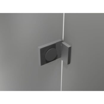 MEXEN/S - Lunar T sprchovací kút dvere krídlové ľavá 135 x 70, transparent, grafit metal 834T-135-070-95-00-L