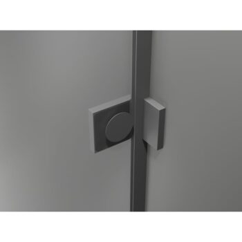 MEXEN/S - Lunar T sprchovací kút dvere krídlové ľavá 135 x 70, transparent, grafit metal 834T-135-070-95-00-L