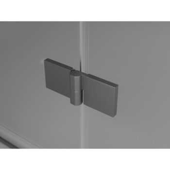 MEXEN/S - Lunar T sprchovací kút dvere krídlové pravá 120 x 70, transparent, grafit kartáčovaná 834T-120-070-66-00-P