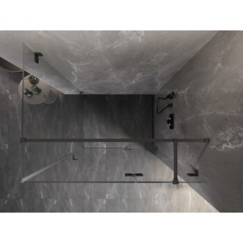 MEXEN/S - Lunar T sprchovací kút dvere krídlové pravá 140 x 120, transparent, grafit metal 834T-140-120-95-00-P