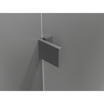 MEXEN/S - Lunar sprchovací kút dvere krídlové ľavá 100 x 70, transparent, grafit metal 834-100-070-95-00-L
