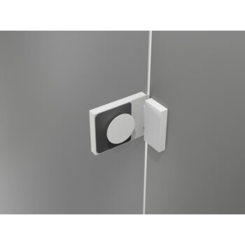 MEXEN/S - Lunar sprchovací kút päťboký krídlový ľavá 100 x 80, transparent, biela 831-100L-080P-20-00-L