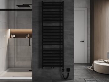 MEXEN/S - Mars radiátor + vykurovacia tyč 1800 x 600 mm, 900 W, čierna W110-1800-600-6900-70