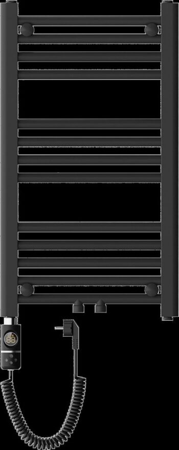 MEXEN/S - Mars radiátor + vykurovacia tyč 700 x 400 mm, 300 W, čierna W110-0700-400-2300-70