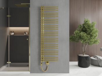 MEXEN/S - Neptún radiátor + vykurovacia tyč 1600 x 500 mm, 600 W, zlatá W101-1600-500-2600-50