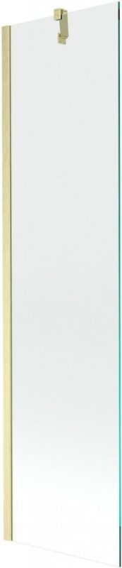 MEXEN/S - Next vaňová zástena FIX 50 x 150, transparent, zlatá kartáčovaná 895-050-000-00-00-55