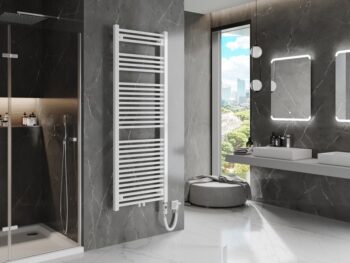 MEXEN/S - Plutón radiátor + vykurovacia tyč 1700 x 600 mm, 900 W, biela W106-1700-600-2900-20