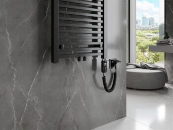 MEXEN/S - Plutón radiátor + vykurovacia tyč 1700 x 600 mm, 900 W, čierna W106-1700-600-2900-70