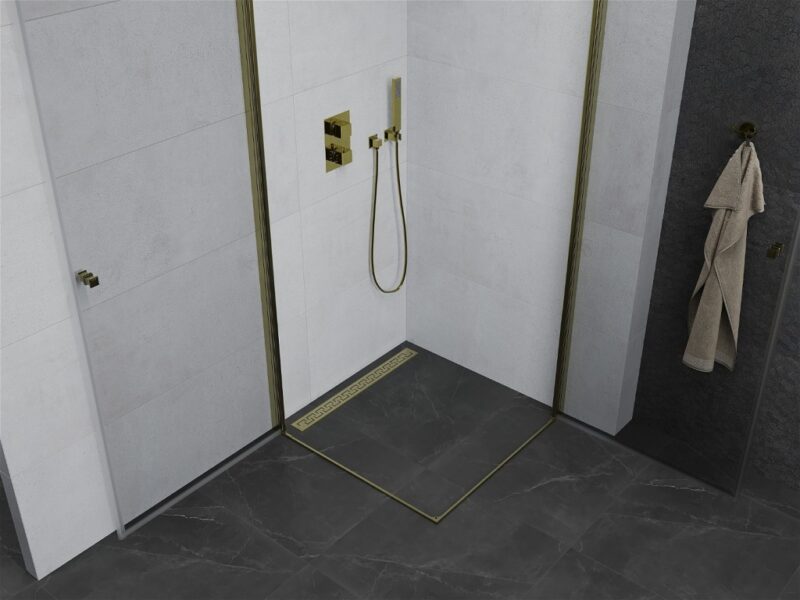 MEXEN/S - Pretoria Duo sprchovací kút 100x100, transparent, zlatá 852-100-100-50-00-02 MEXEN/S - Pretoria Duo sprchovací kút 100x100, transparent, zlatá 852-100-100-50-00-02