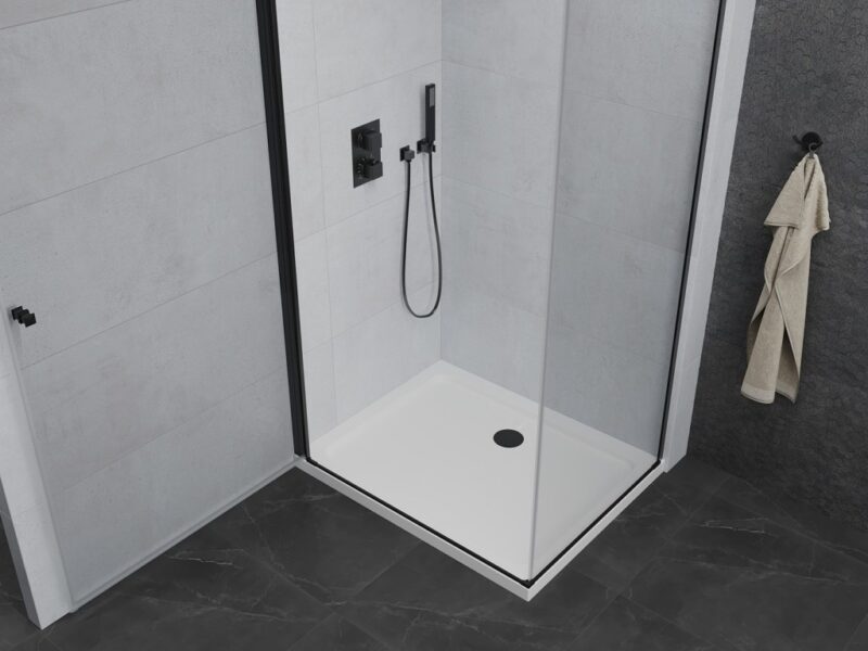 MEXEN/S - Pretória sprchovací kút 100x70, transparent, čierna + sprchová vanička vrátane sifónu 852-100-070-70-00-4010B MEXEN/S - Pretória sprchovací kút 100x70, transparent, čierna + sprchová vanička vrátane sifónu 852-100-070-70-00-4010B