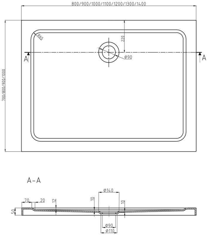 MEXEN/S - Pretória sprchovací kút 100x70, transparent, čierna + sprchová vanička vrátane sifónu 852-100-070-70-00-4010B MEXEN/S - Pretória sprchovací kút 100x70, transparent, čierna + sprchová vanička vrátane sifónu 852-100-070-70-00-4010B